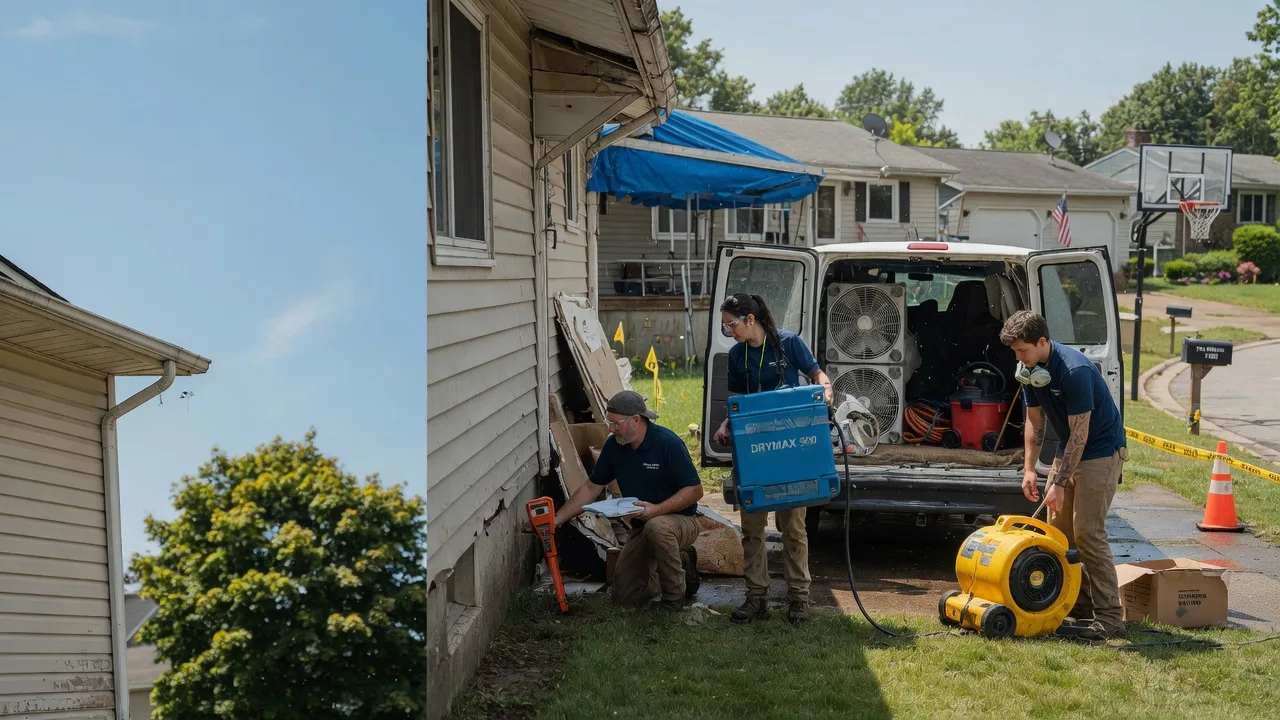 Ceiling Leak Cleanup in Fountainville, PA near me