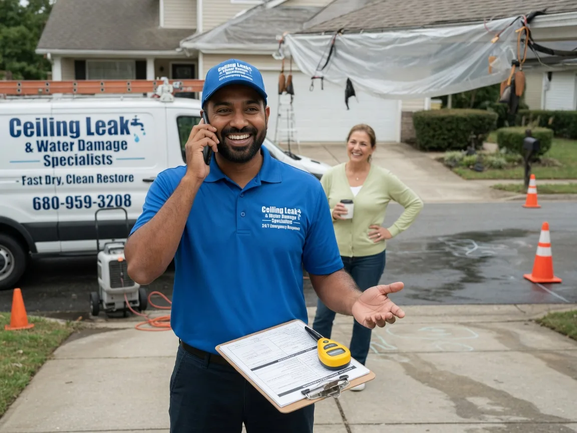 Ceiling Leak Cleanup Fountainville, PA FAQs